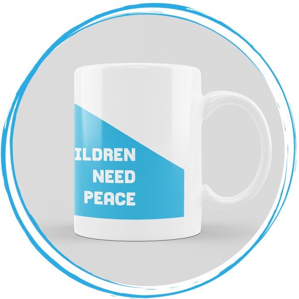Children need peace - bögre - vásárlásod segít!