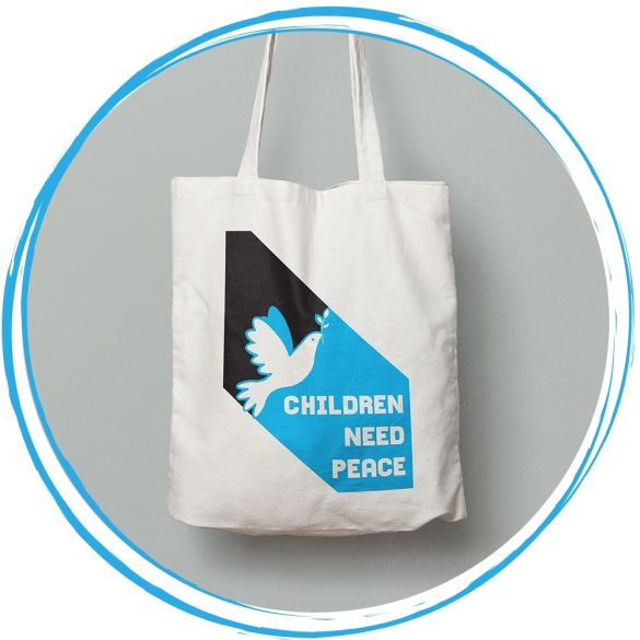 Children need peace - vászontáska - vásárlásod segít!