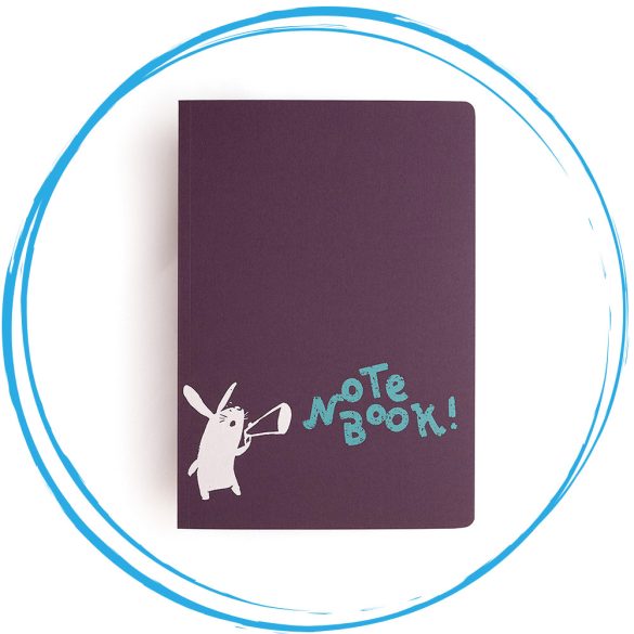 Nyuszis notebook (lila)